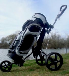 longridge carrello da golf a tre ruote nel campo da golf