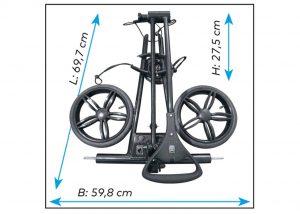 dimensioni del Komperdell Travel E-Trolley